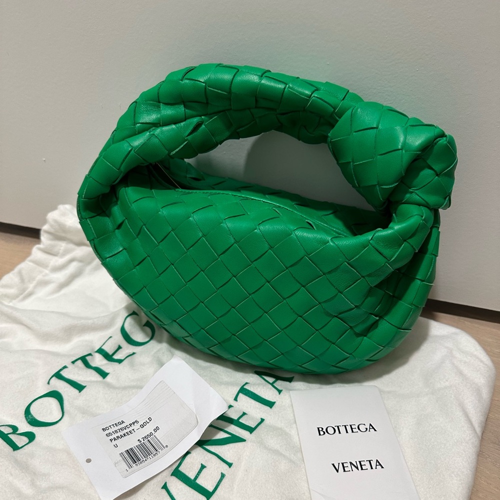 Bottega Veneta mini jodie in parakeet NWT